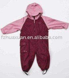 China Little Pink Baby and Toddler Kushies Hooded Rain Jacket for sale