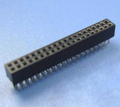 China Doppelte Reihe gleichwertige Neigungs-Verbindungsstück-Frau des Molex-Kasten-Titel-1MM für Skala zu verkaufen