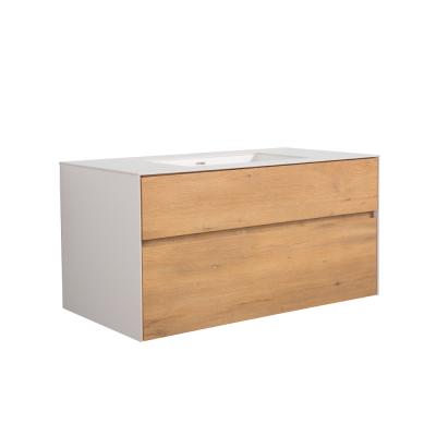 China Modern Minimalist Style Modern 31 Inch Floating Bathroom Vanity Cabinet With Sink for sale