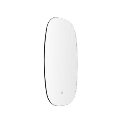 China Bathroom Wall Mounted Anti Fog Illuminated Smart Oval Bathroom Mirror With Led Lights for sale