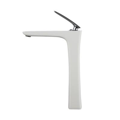 China High Quality Metered Lead Free Brass Single Handle Faucets Deck Mounted Basin Bathroom Bath Mixer Tap for sale