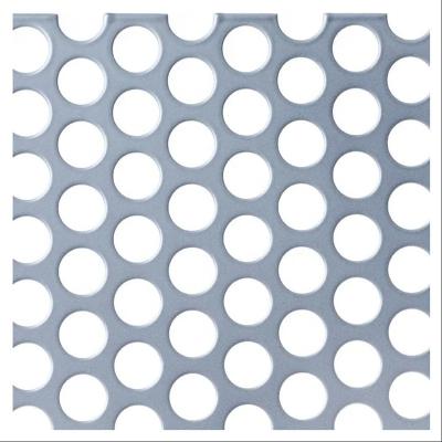 China Perforated 0.5mm high quality hole 304 steel perforated metal plates used for decoration for sale