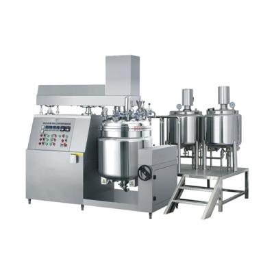 China viscous liquid body lotion cream making machines, emulsifying mixer, emulsifier homogenizer for sale