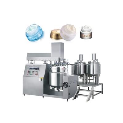 China Viscous Liquid Toothpaste Vacuum Emulsifying Machine Mixer for sale