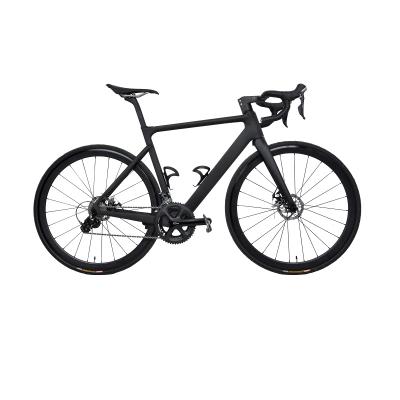 China DENGFU carbon fiber hot sale men's carbon bicycle disc carbon roadbike frame disc brake complete sports bikes for sale