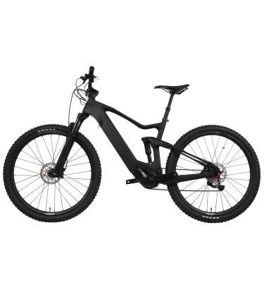 China Motor Bafang carbon fiber dengfu E05 mid drive electric bike 48V/672W battery full carbon suspension fat for sale