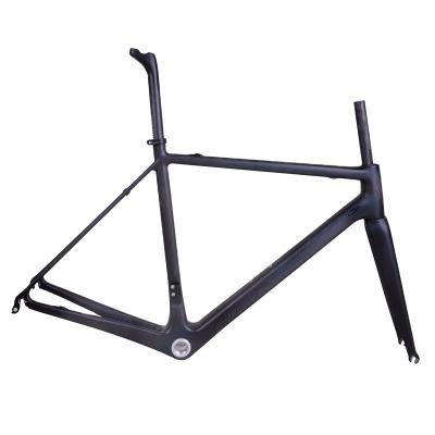 China Super lightweight R01 carbon frameset 50cm carbon road bicycles T800 carbon road frame ultra light bicycle frame for sale