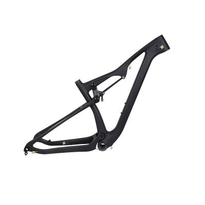 China mountain bikes dengfu M06 29er carbon frame bicycle suspension MTB carbon bike frame for sale