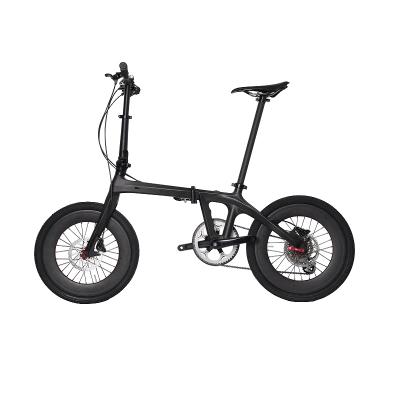 China FULL carbon fiber dengfu carbon fiber folding bike black road bike carbon for sale