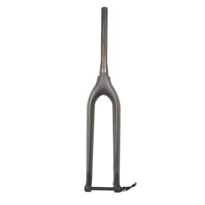 China Carbon mtb fork mountain bikes full carbon 29er MTB rigid fork by axle quick release UD FO004 matte for sale