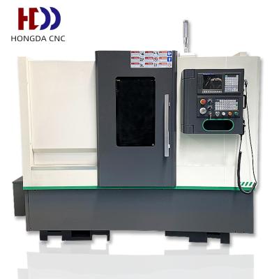 China Manufacturing General Machined Parts Tilt Bed CNC Turn Slant Type TCK6340S China 3 Axis 4 Axis Bed Lathe CNC Turning Center Y Axis With Live Tool for sale