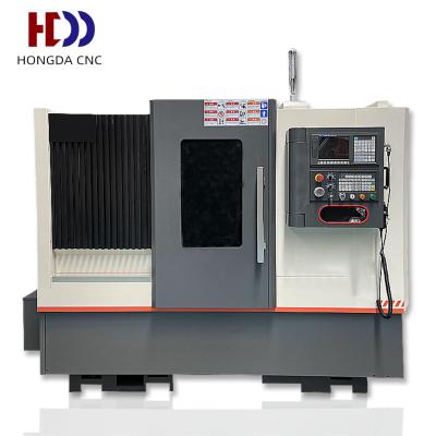 China Manufacturing General Machined Parts Turret CNC Turn Oblique Machining Bed Lathe Machine TCK36A for sale