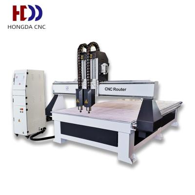 China Building Material Shops 4*8ft 3d Wood CNC Router 1325 Woodworking Machine Carving MDF Wood Door Engraving 1350 Wood Metal CNC Routers Milling Machine for sale