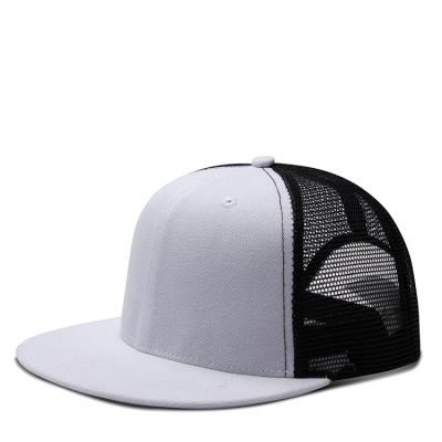 China COMMON Custom Design Cotton Black With Your Own Logo To Mesh Back Snapback Cap Trucker Hat for sale