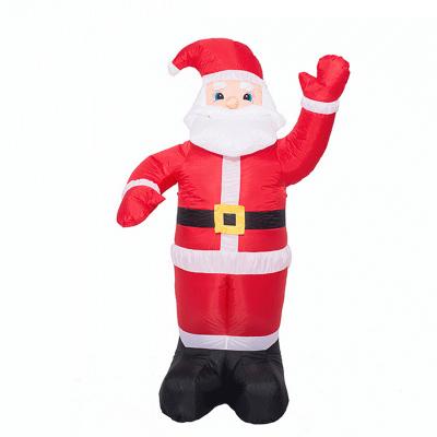 China 2021 New Santa Claus Inflatable Outdoor Christmas Santa 1.2m-5m Inflatable Chirstmas Decor Led Lamp for sale