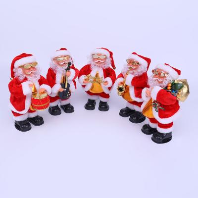 China Chirstmas Decor Quality Small Electric Santa Toy Christmas Toys Kids Gift Christmas Decoration Ornaments for sale