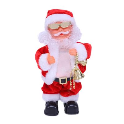 China Chirstmas Decor Best Selling Electric Santa Toy Christmas Cuddly Toys Christmas Decorations Sales for sale