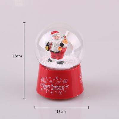 China Factory Direct Wholesale Price Plastic Christmas New Christmas Tree Chirstmas Decor Music Electric Snow Globe for sale