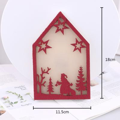 China Europe 2021 New Manufacturer Christmas Wooden Crafts Christmas Decorations Wooden Christmas Decoration Wood for sale