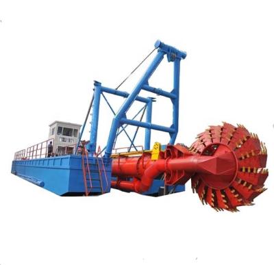 China Bucket Wheel Sand Dredging Machine Customized Colour Used In River for sale