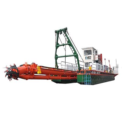 China Julong dredger vessel sand mining dredger/Small cutter suction dredger with 8 m dredging depth for sale