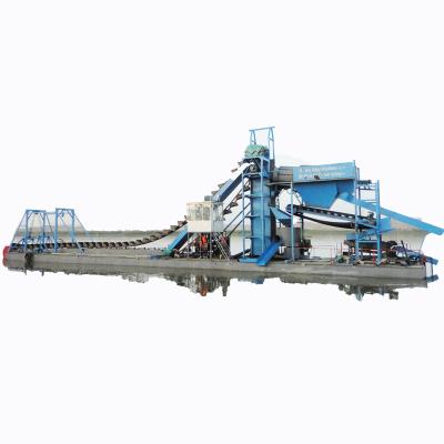 China Bucket Chain Type Gold Mining Dredger With Good Extraction And High Capacity zu verkaufen