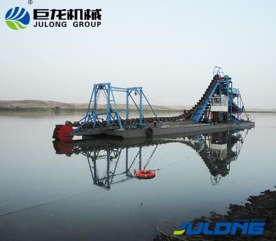 China CCS Steel Plate Gold Mining Dredge With Good Extraction And High Capacity zu verkaufen