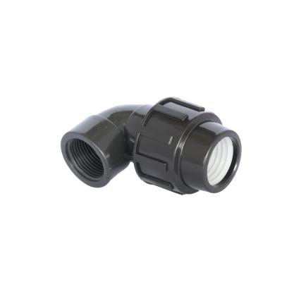 China General High Quality Black Inner Thread Elbow For Agricultural Irrigation for sale