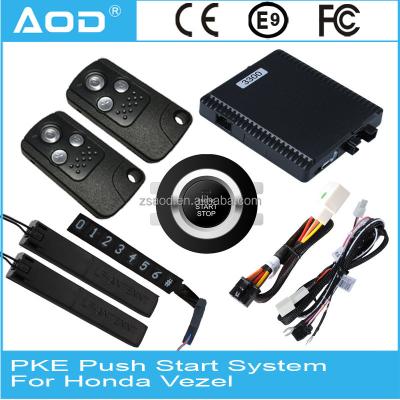 China China factory hot sale PKE entry push button start RFID remote car keyless car alarm system for Honda/Toyota/Hyundai/Kia for sale