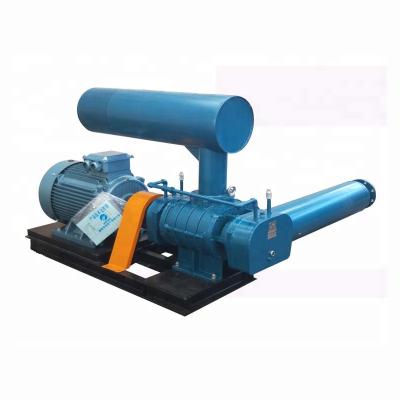 China High Efficiency 3 Lobe Roots Blower Direct / Belt Driven Vacuum Pump for Fish Pond Aerator for sale