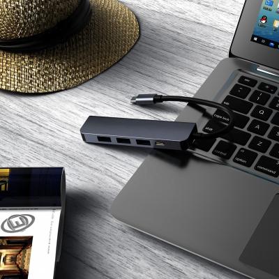 China For MacBook Laptop 5 in 1 Port USB 3.0 USB-c Hub USB-c Hub 5 Port Data 65w PD Super Charging Hub Speed ​​Expansion Hub C welcome for sale