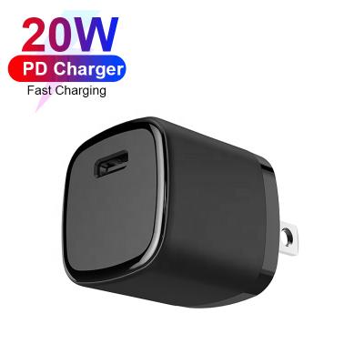 China MOBILE PHONE palladium charger usb c 20w cargador portatil type-c mini port cell phone for iPhone 12 13 for sale