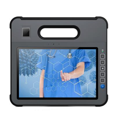 China Waterproof 10.1 Inch White Rugged Medical Tablet For Home Healthcare With Antimicrobial Touch Screen Barcode NFC for sale