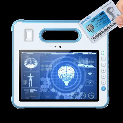 China Medical Rugged Tablet and Display High Quality 10.1inch Waterproof for Use Barcode LTE WIFI Medical Monitoring NFC for sale