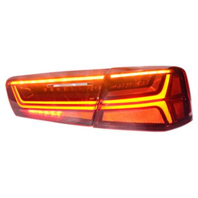 China ABS Tail Lamp For Audi A6L LED Headlight 2012-2015 A6L LED Taillight DRL Rear Bumper Fog Light Body Kits Auto Parts Accessories for sale