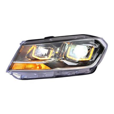 China ABS DALLON LED Headlight For Volkswagen VW Santana 2013-2019 Fog Lamp Front Bumper DRL Headlamp Auto Parts Car Accessories for sale