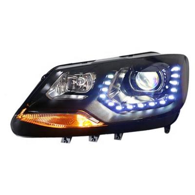 China ABS Headlight For Volkswagen VW Sharan 2012-2018 Fog Lamp Front Bumper DRL Headlight Auto Modify Parts Car Accessories Vehicle for sale