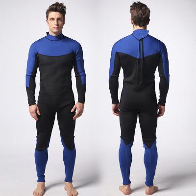 China Hot Professional 3MM Waterproof Retention One Piece Neoprene Wetsuit Zipper Split Men Waterproof Diving Suits for sale