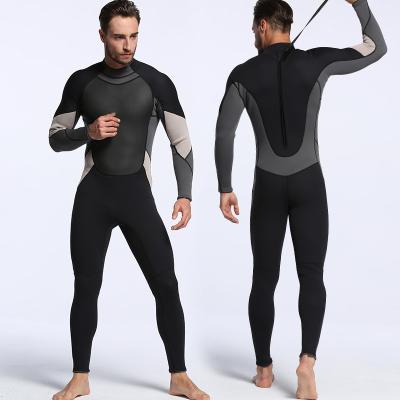 China Waterproof Manufacturer 3mm Deep Cool To Heat High Elastic Wetsuit Neoprene Scuba Diving Suit For Men for sale