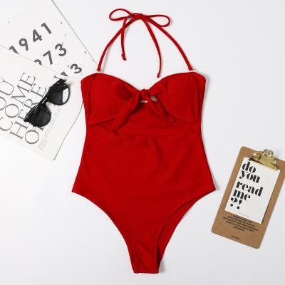 China 2021 manufacturer high quality sexy one-piece women breathable full printed flower swimwear women bikini for sale