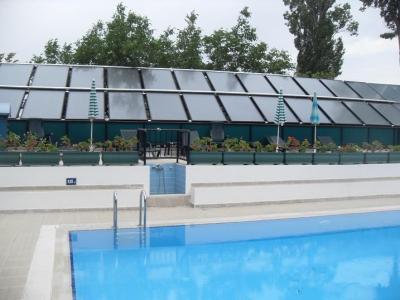 China Flat plate solar collector for swimming pool heating for sale