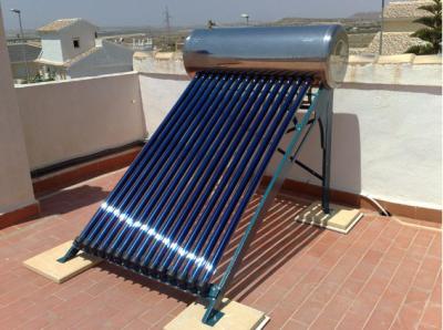 China 150liter high pressure evacuated tube solar water heater for sale