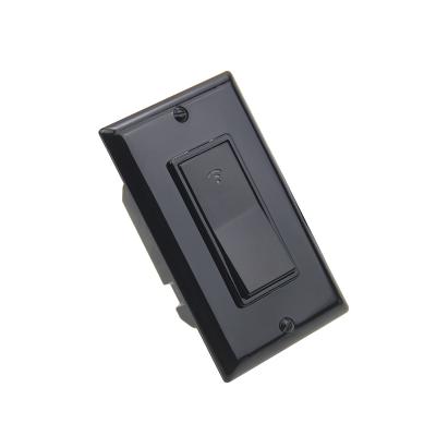 중국 PC V0 Wifi Smart Mechanical Lamp Switch Wifi 1 Strip Switch Black US Smart Switch 판매용