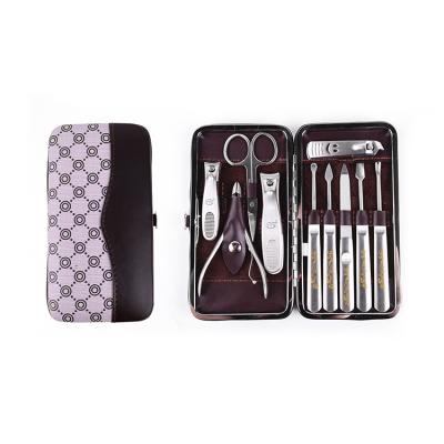 China Gift Box Modern High Quality Mixed Color Men's Yiwu Manicure Set Stainless Steel Manicure Kit for sale