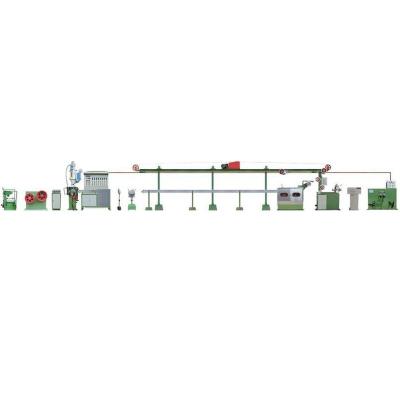 China For tying pvc cable making machine bare copper wire insulation copper wire twisting production line for sale