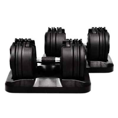 China Universal Hot Life Workout Equipment Home Exercise Fitness Set Weights Adjust Dumbbells Lifting Manufacturers 20kg Adjustable Dumbbell for sale