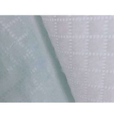 China Anti-Bacteira pp Spunbond Non Viable New Product Pet Film Embossed Lamination Rolls White Woven Fabric For Medial Drape for sale