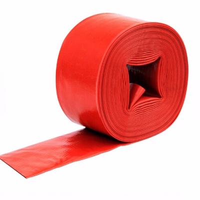 China Seapeak Pvc Layflat Anti Abrasion High Pressure Water Discharge Hose for sale