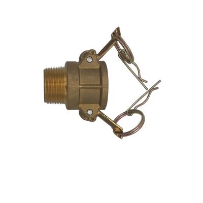 China Hose Lines Connect Wholesale Brass Camlock Panel Hose Fitting Connector Type B for sale