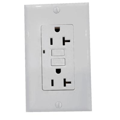 China Commercial 20Amp TR GFCI Wall Outlet Commercial Self Test Receptacle for US Home for sale